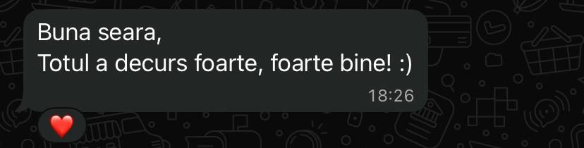 Feedback de la Elena