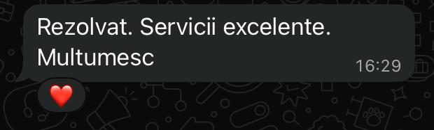 Feedback de la Iulian